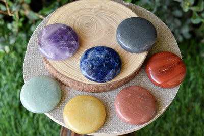 7pcs Chakra Round Crystal Set