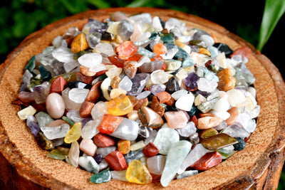 Raw Mix Agate Crystal Chips, Undrilled Gemstone Chips in a Pack size 4oz, 1/2lb, 1lb