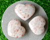 Polished Sunstone Heart Crystal, Puffy Mini 2 Inch Pocket Crystal Heart