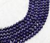 Chariote Dyed Beads, Natural Round Crystal Beads 6mm to 10mm