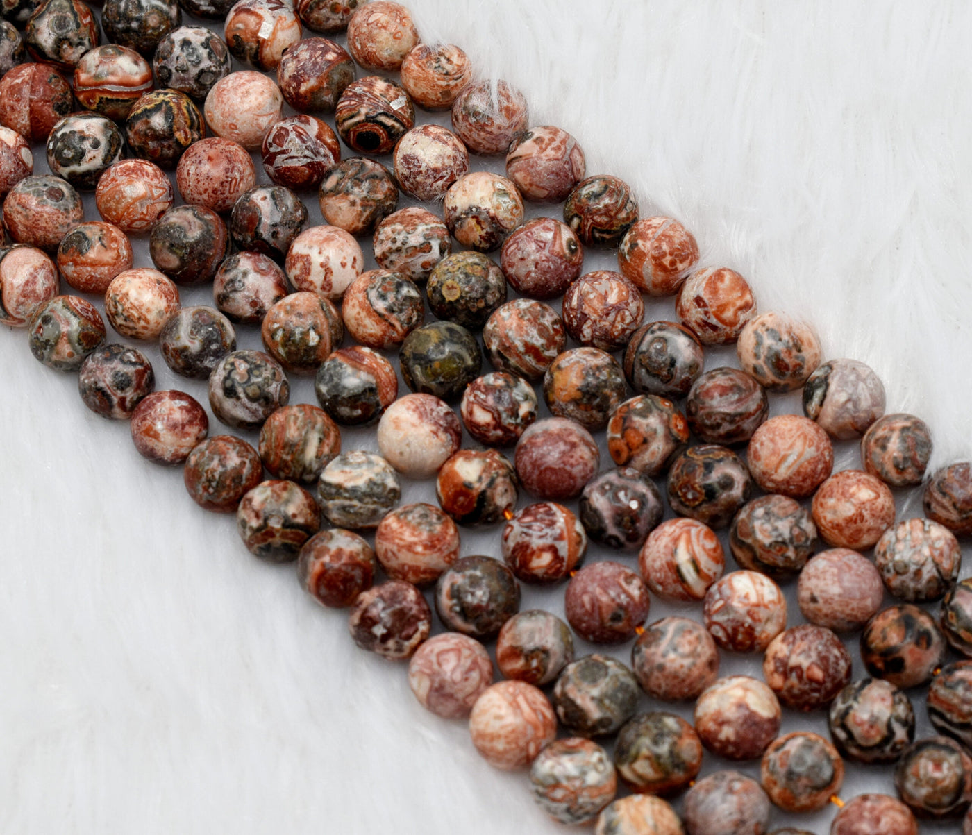 Leopardskin Jasper Beads, Natural Round Crystal Beads 6mm to 10mm