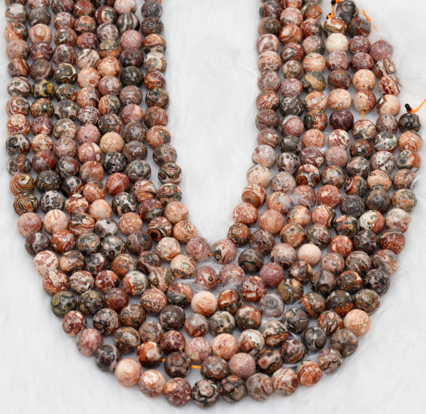 Leopardskin Jasper Beads, Natural Round Crystal Beads 6mm to 10mm