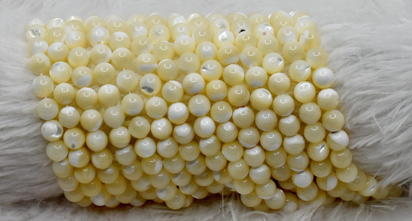 MOP Star Beads, Natural Round Crystal Beads 4mm to 12mm