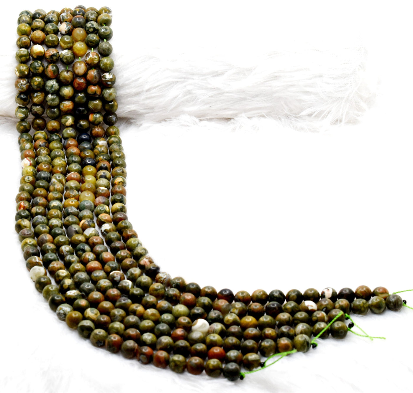 Ocean Jasper Beads, Natural Round Crystal Beads 4mm to 12mm