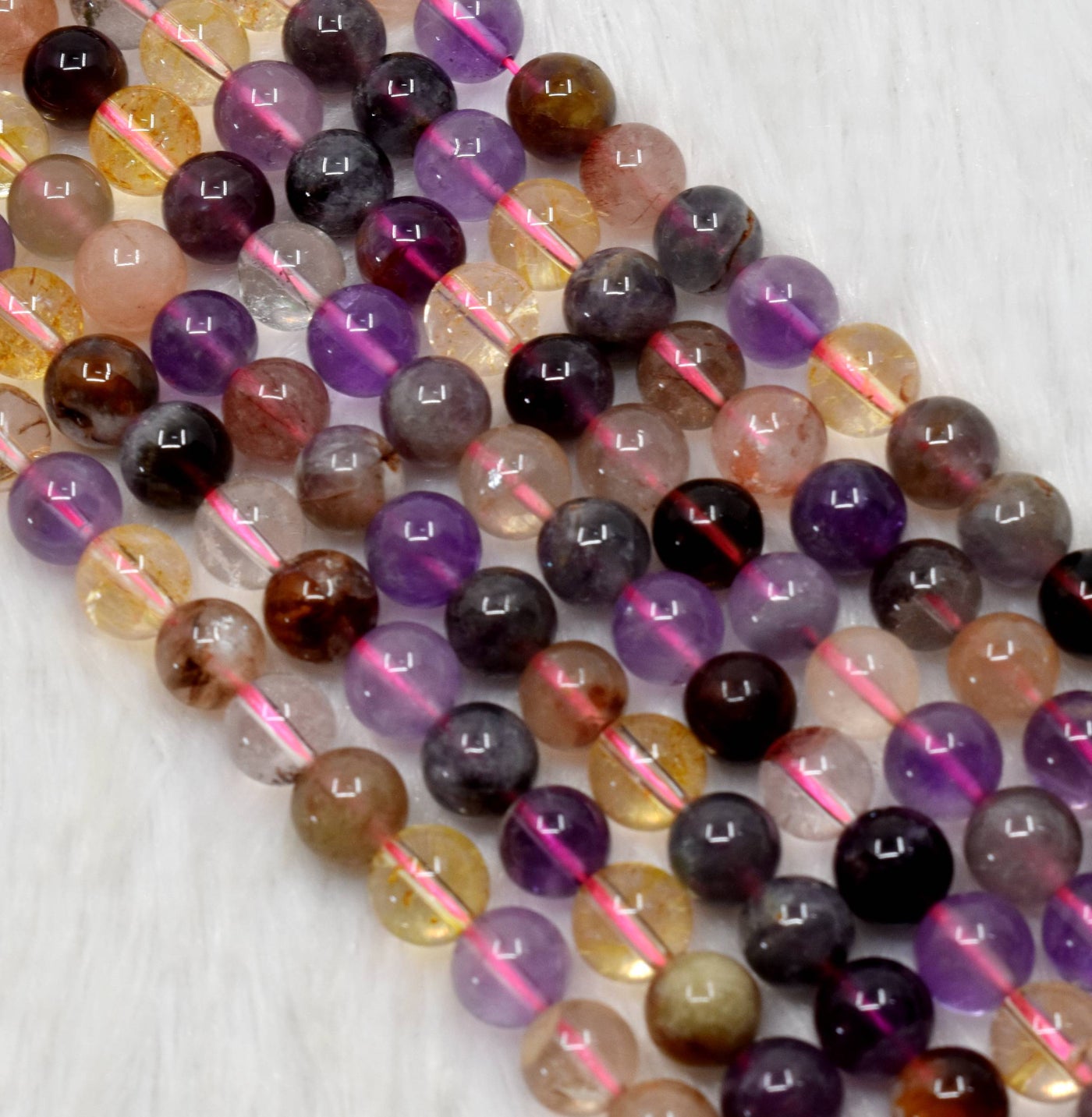 Super Seven A Grade 6mm, 8mm, 10mm Round Beads