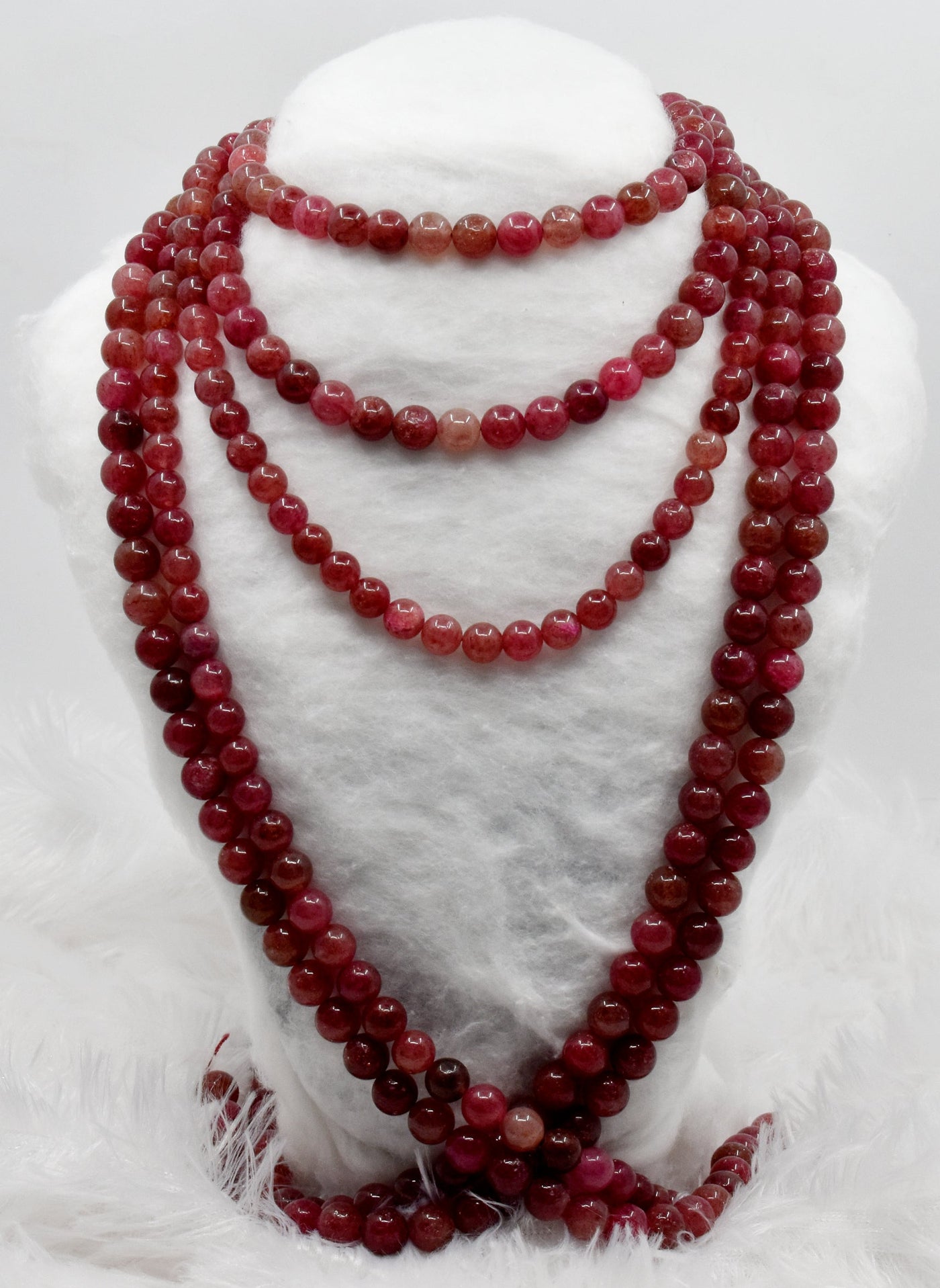 Strawberry Quartz Beads, Natural Round Crystal Beads 6mm to 10mm