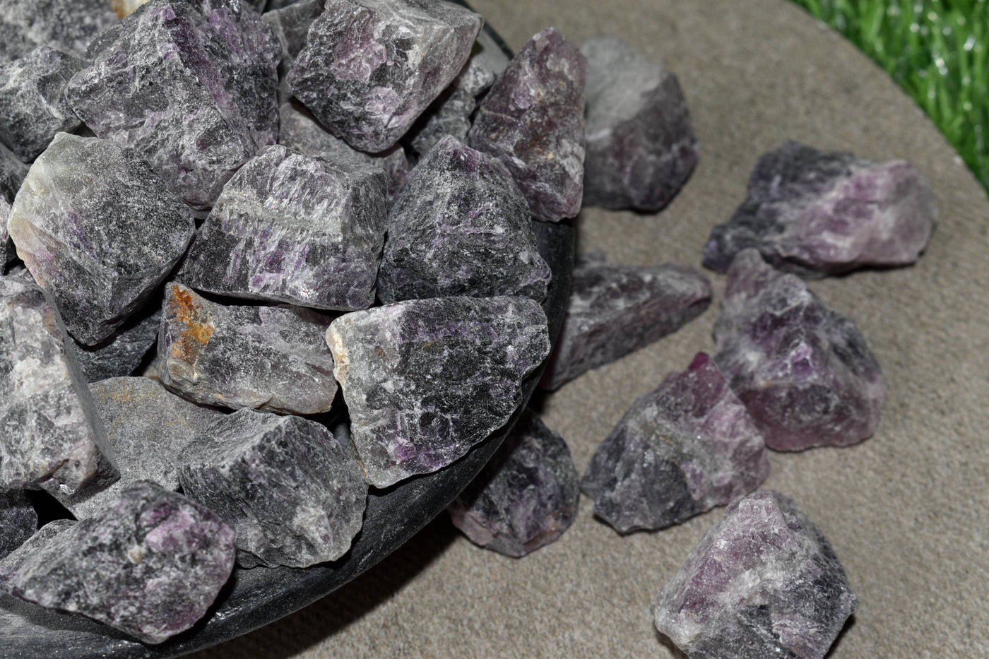 Purple Fluorite Rough Natural Stones 1 inch Purple Fluorite Raw Stones, Raw Crystal Chunks in pack size 4oz, 1/2lb, 1lb.