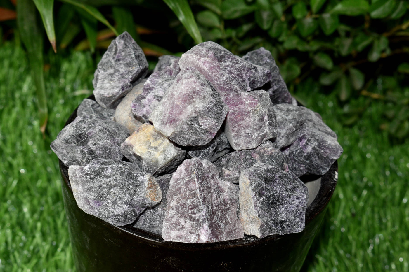 Purple Fluorite Rough Natural Stones 1 inch Purple Fluorite Raw Stones, Raw Crystal Chunks in pack size 4oz, 1/2lb, 1lb.