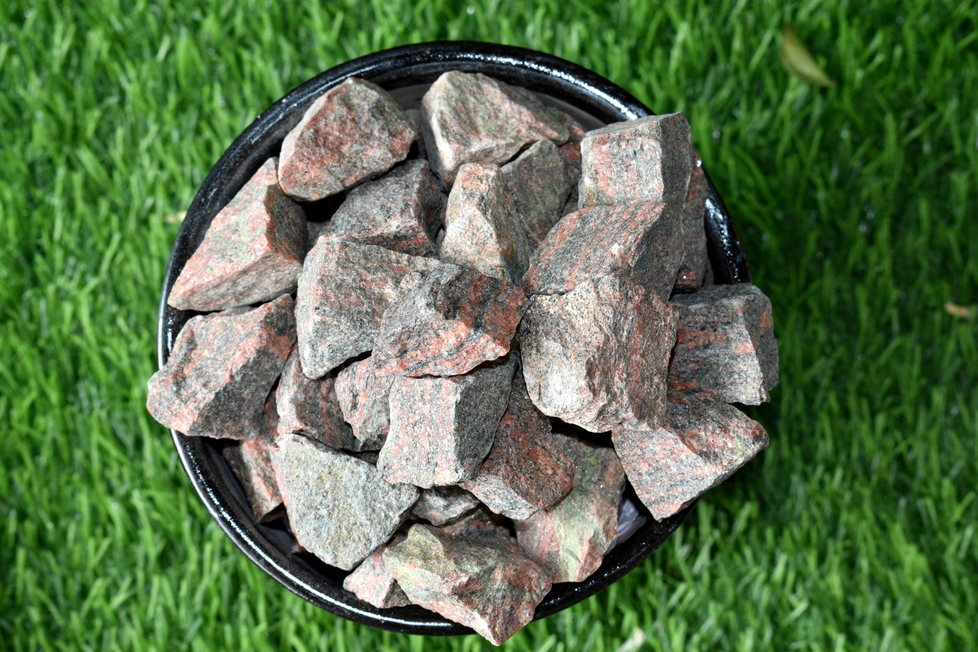 Unakite Rough Natural Stones 1 inch Unakite Raw Stones, Raw Crystal Chunks in pack size 4oz, 1/2lb, 1lb.