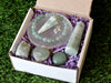 Green Aventurine Crystal Gift Set For Emotional Support and Protection, Real Polished Gemstones.