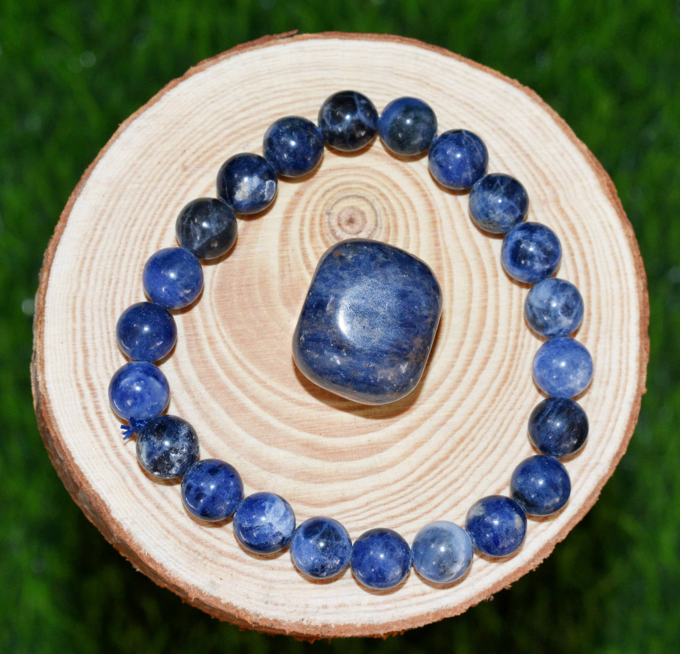 Sodalite Crystal Gift Set For Emotional Support and Protection, Real Polished Gemstones.