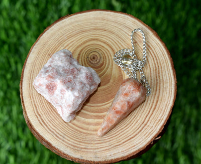 Sunstone Crystal Gift Set For Emotional Support and Protection, Real Polished Gemstones.