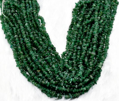 Uncut Raw Grosullar Jade Crystal Chip Beads for Necklace (Confidence and Determination )