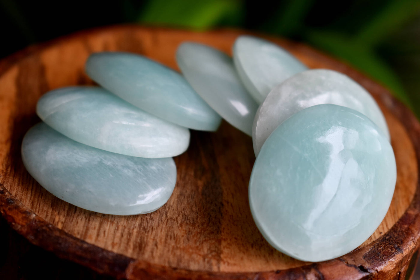 Amazonite Worry Stone for crystal healing