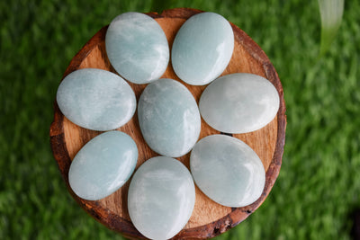 Amazonite Worry Stone for crystal healing