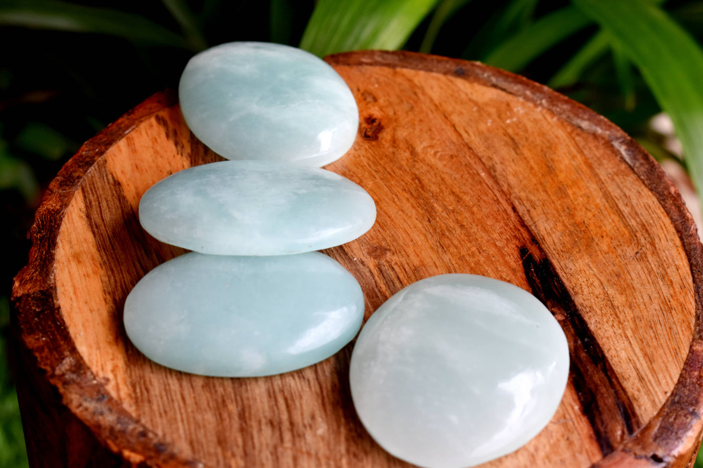 Amazonite Worry Stone for crystal healing