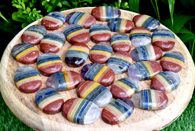 25pcs Seven Chakra Worry Stones