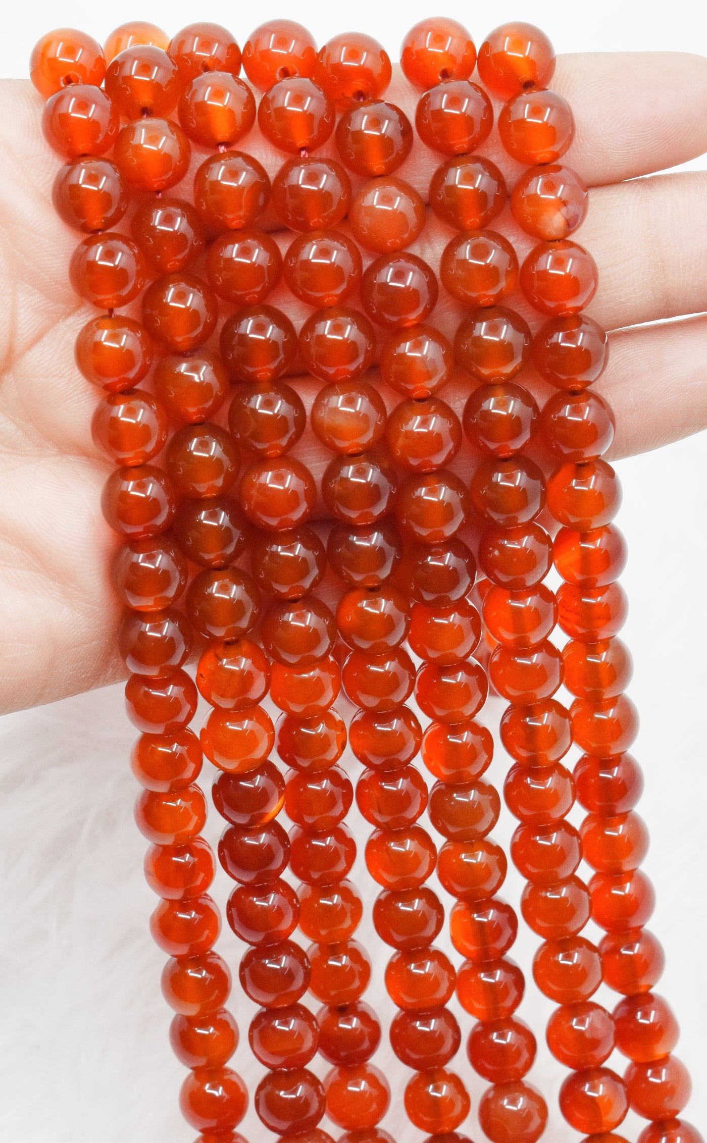 Red Onyx Beads, Natural Round Crystal Beads 4mm to 12mm