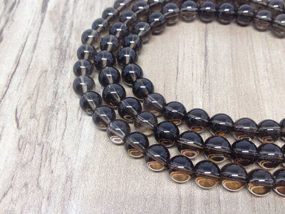 One (1) Natural 7mm Smokey Quartz Mala With 108 Prayer Beads Perfect For Mediation Smokey Quartz Necklace ~ JP14