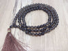 One (1) Natural 7mm Smokey Quartz Mala With 108 Prayer Beads Perfect For Mediation Smokey Quartz Necklace ~ JP14