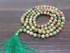 One (1) Natural 8mm Unakite Mala With 108 Prayer Beads Perfect For Mediation unakite Jap mala ~ Mala Necklace ~ JP544