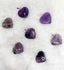 Amethyst Flat Heart Pendant Stone Pendants