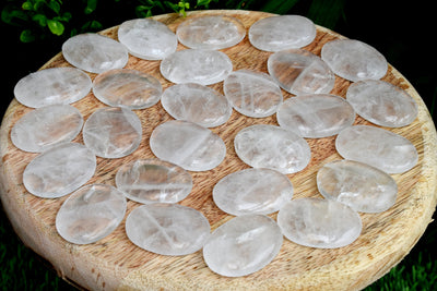 25pcs Crystal Quartz Worry Stones