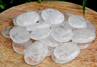 25pcs Crystal Quartz Worry Stones