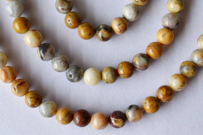 Crazy Lace Agate Beads, Natural Round Crystal Beads 4mm to 12mm